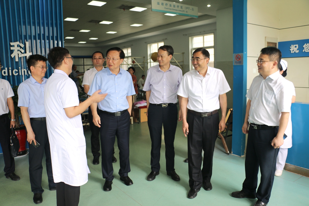 河南省原政协副主席高体健来院调研